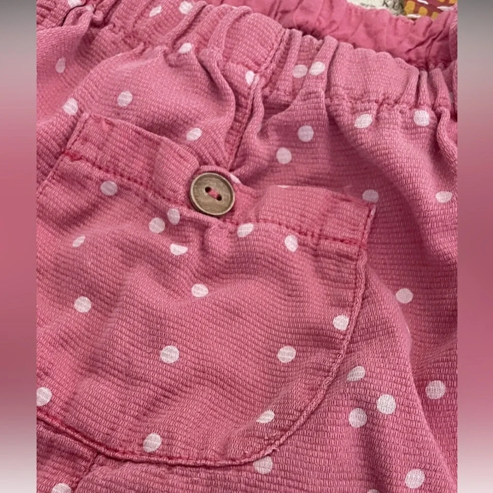 Zara Pink Polka Dot Romper Size 2/3